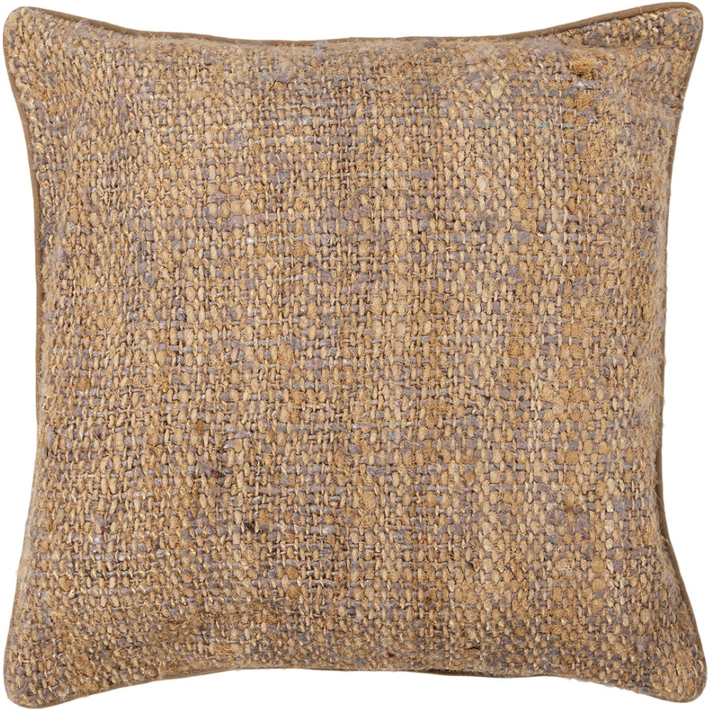 Chandra Rugs Handmade Contemporary Pillows - Luxurious Silk-textured Fabric & Cozy Polyester Fill For Elegance Purple,Natural Silk Textured Fabric Cus28018-18