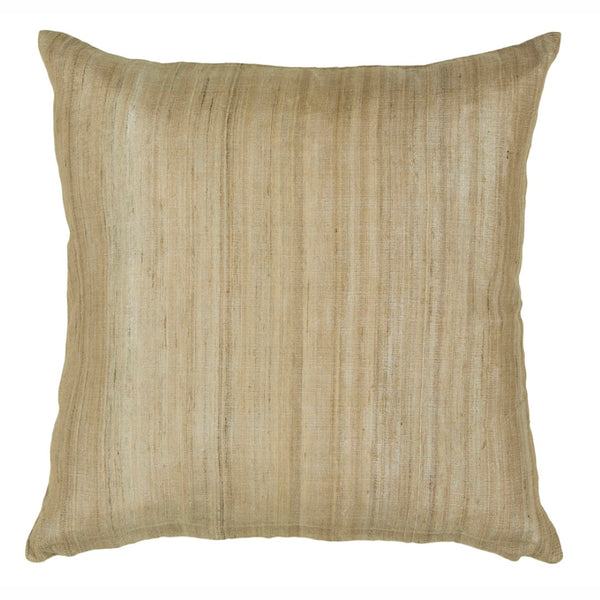 Chandra Rugs Handmade Contemporary Pillows - Luxurious Silk & Plush Polyester Insert For Elegant Home Decor Natural Silk Cus28030-18