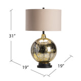 Dawkins Table Lamp CVABS1355 Crestview Collection