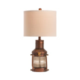 Copper Lantern Table Lamp CVABS964 Crestview Collection