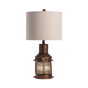 Copper Lantern Table Lamp CVABS964 Crestview Collection