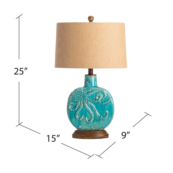 Deep Ocean Table Lamp CVAP1725 Crestview Collection