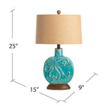 Deep Ocean Table Lamp CVAP1725 Crestview Collection