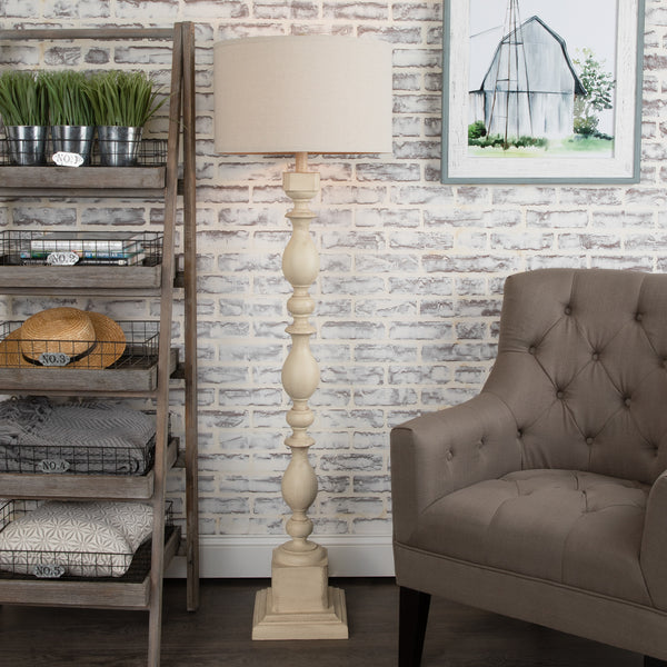 Wood Post Floor Lamp CVAUP960 Crestview Collection