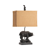 Fishing Bear Table Lamp CVAVP133 Crestview Collection