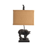 Fishing Bear Table Lamp CVAVP133 Crestview Collection