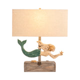 Mermaid Treasure Table Lamp CVAVP1420 Crestview Collection