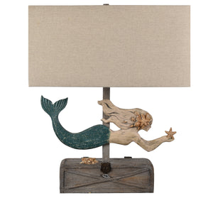 Mermaid Treasure Table Lamp CVAVP1420 Crestview Collection