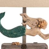 Mermaid Treasure Table Lamp CVAVP1420 Crestview Collection