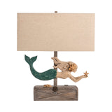 Mermaid Treasure Table Lamp CVAVP1420 Crestview Collection