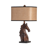 Horse Bust Table Lamp CVAVP1533 Crestview Collection