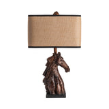 Horse Bust Table Lamp CVAVP1533 Crestview Collection