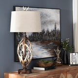 Billings Antler Table Lamp CVAVP1545 Crestview Collection