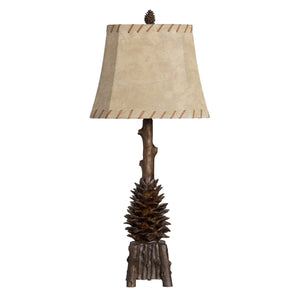 The Standing Pinecone Table Lamp CVAVP1603 Crestview Collection