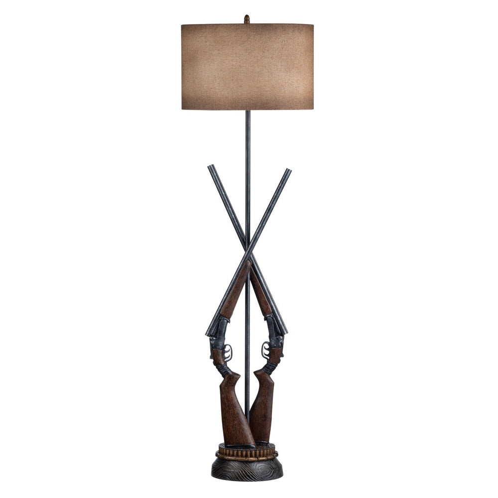 Double Barrel Floor Lamp CVAVP1668 Crestview Collection