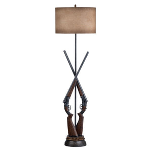 Double Barrel Floor Lamp CVAVP1668 Crestview Collection