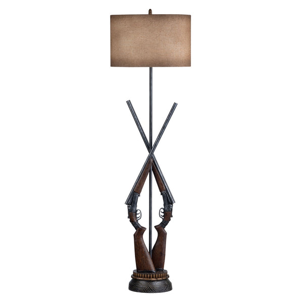 Double Barrel Floor Lamp CVAVP1668 Crestview Collection