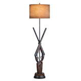 Double Barrel Floor Lamp CVAVP1668 Crestview Collection