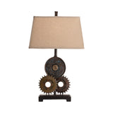 Gears Table Lamp CVAVP188 Crestview Collection