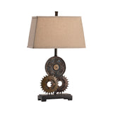 Gears Table Lamp CVAVP188 Crestview Collection