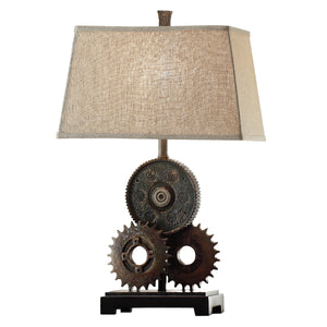 Gears Table Lamp CVAVP188 Crestview Collection