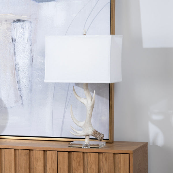 Hart Stag Horn Table Lamp CVAVP1960 Crestview Collection