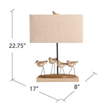 Shore Birds Table Lamp CVAVP384 Crestview Collection