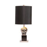 Black Skull Table Lamp CVAVP470 Crestview Collection