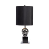 Black Skull Table Lamp