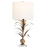 Mandalay Stylized Palm Fronds Table Lamp CVAZER115 Crestview Collection