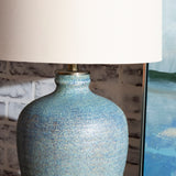 Blaze Earthenware Table Lamp CVAZP049A Crestview Collection