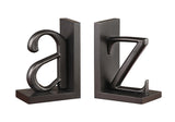 A to Z Bookend Pair