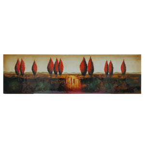 Red Trees Wall Art CVBWF045 Crestview Collection