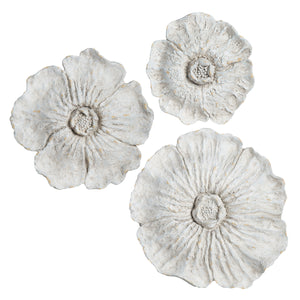 White Wash Flowers Wall Art CVBWF1763 Crestview Collection