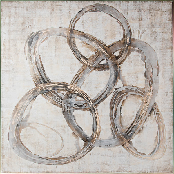 Concentric Circles Wall Art CVBZWF057 Crestview Collection