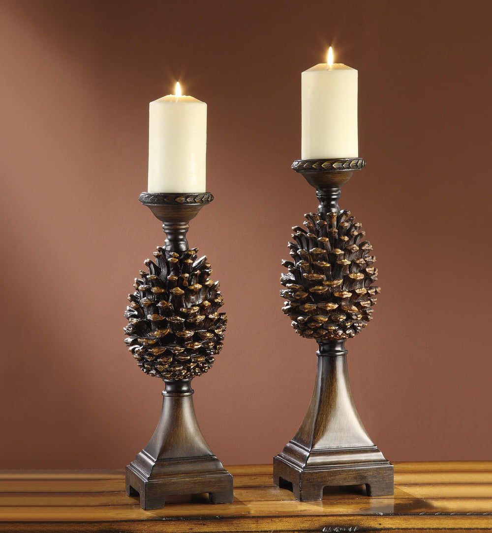 Pine Bluff Candleholders CVCHE345 Crestview Collection