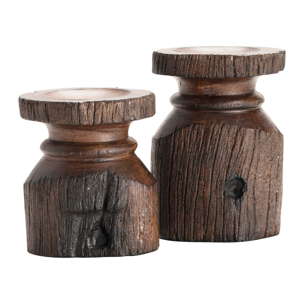 Barn Post Candleholders CVCHE713 Crestview Collection