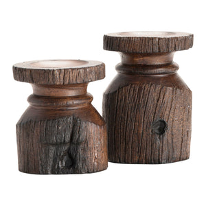 Barn Post Candleholders CVCHE713 Crestview Collection