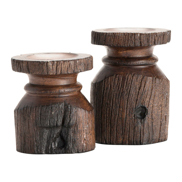 Barn Post Candleholders CVCHE713 Crestview Collection