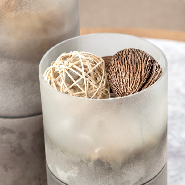 Ellery Metallic smoke hurricane Globes CVCZHN045S Crestview Collection