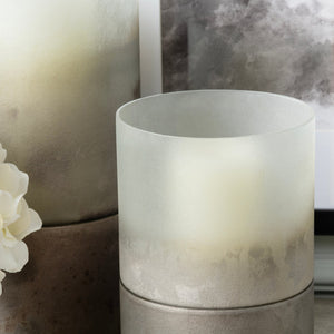 Ellery Metallic smoke hurricane Globes CVCZHN045S Crestview Collection