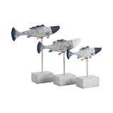 Antique Fish Statues CVDEP790 Crestview Collection