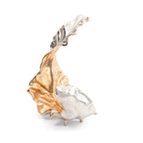 Willow Two-toned Sculptural Leaf II CVDZEN002 Crestview Collection