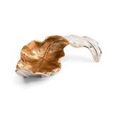 Willow Two-toned Sculptural Leaf I CVDZEN004 Crestview Collection