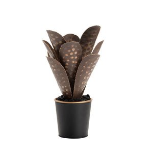 Oasis Hand Finished Metal Cactus CVDZEN029S Crestview Collection