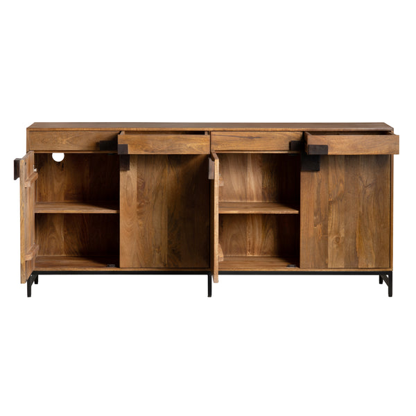 Ventura 4-Door, 4-Drawer Media Credenza CVFNR4519 CVFNR4519 Crestview Collection