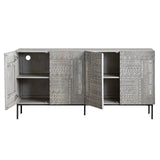 Tulum Four-Door Sideboard CVFNR4582 Crestview Collection