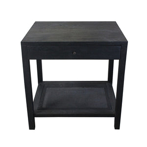 Barbados Black Cane End Table CVFNR4591 Crestview Collection