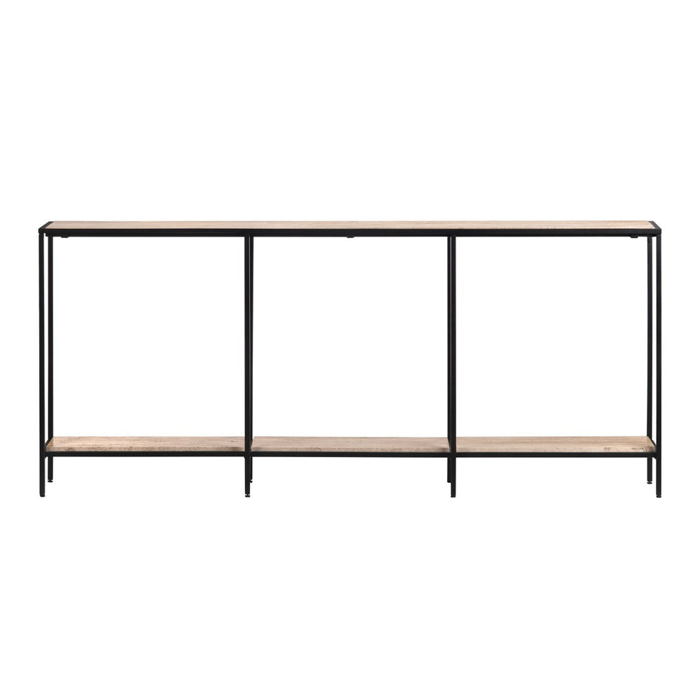 Crosby Travertine Console Table CVFNR4595 Crestview Collection