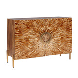 Safari Bone Inlay Two-Door Cabinet